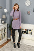 Womens Knitted Belted High Neck Dress MEWKND231