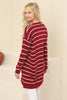 Womens Knitted Striped Detail Dress MEWKND247
