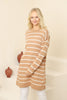 Womens Knitted Striped Detail Dress MEWKND246