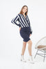 Womens Knitted Pattern Detail Dress MEWKND257