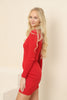 Women's Chain Knit Detail Dress - MWSD154