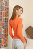 Women's Hook Knit Detail Top - WST209