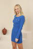 Women's Button Knit Detail Dress - MWSD163