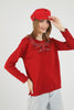 Women's Embroidered Knit Detail Top - WST215