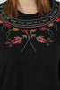 Women's Embroidered Knit Detail Top - WST216