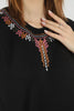 Women's Embroidered Knit Detail Top - WST220