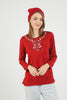 Women's Embroidered Knit Detail Top - WST226