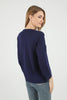 Women's Embroidered Knit Detail Top - WST230