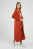 Women's Knitted Maxi Cardigan Knit Detail by Memnu - MEWS654