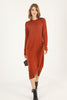 Womens Knitted Pattern Detail Dress MEWKND274