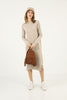 Womens Knitted Pattern Detail Dress MEWKND279