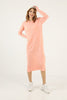 Womens Knitted Pattern Detail Dress MEWKND280