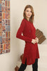 Womens Knitted Pattern Button Detail Dress MEWKND289