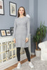 Womens Knitted Pattern Pocket Detail Dress MEWKND304