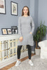 Womens Knitted Pattern Pocket Detail Dress MEWKND304