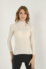 Women's Knitted High Neck Light Sweater by Memnu - MEWS679