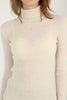 Women's Knitted High Neck Light Sweater by Memnu - MEWS679