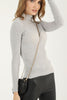 Women's Knitted High Neck Light Sweater by Memnu - MEWS680