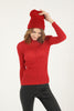 Women's Knitted High Neck Light Sweater by Memnu - MEWS681