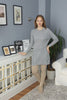 Womens Knitted Pattern Detail Dress MEWKND326