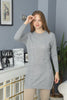 Womens Knitted Pattern Detail Dress MEWKND326