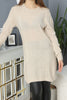 Womens Knitted Pattern Detail Dress MEWKND327