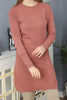 Womens Knitted Pattern Detail Dress MEWKND328