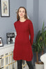 Womens Knitted Pattern Detail Dress MEWKND330