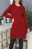 Womens Knitted Pattern Detail Dress MEWKND330