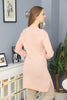 Womens Knitted Pattern Detail Dress MEWKND329