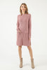 Womens Knitted Pocket Detail Dress MEWKND356