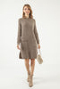 Womens Knitted Pocket Detail Dress MEWKND358