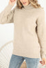 Women's Pattern Knitted High Neck Sweater by Memnu - MEWS721