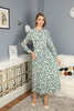 Women's Floral Print Printed Maxi Dress - MWMSD132