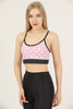 Women's Print Detail Active Wear Sports Bra - WASB8