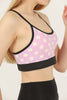 Women's Print Detail Active Wear Sports Bra - WASB8