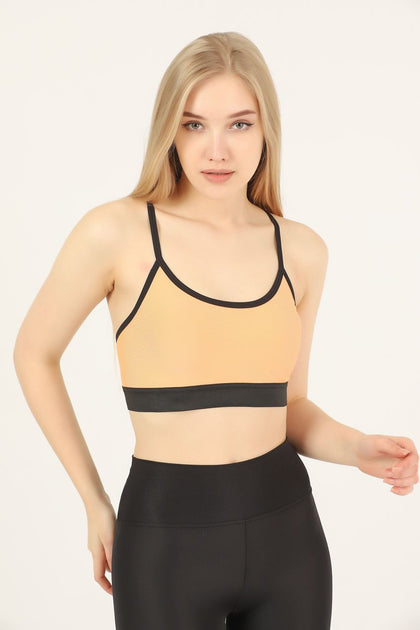 Women's Strap Detail Active Wear Sports Bra - WASB14