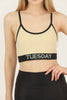 Women's Text Detail Active Wear Sports Bra - WASB11