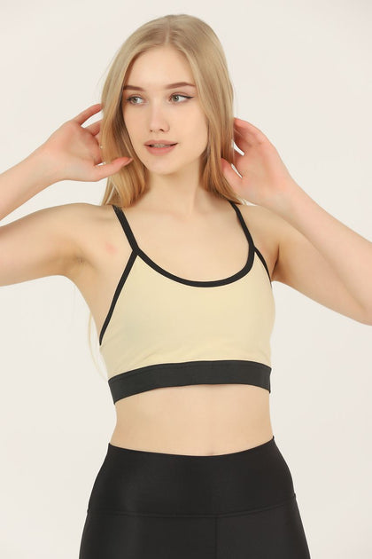 Women's Strap Detail Active Wear Sports Bra - WASB17