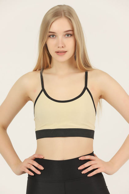 Women's Strap Detail Active Wear Sports Bra - WASB17