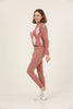 Womens 2 Piece Knitted Contrast Pattern Knit Co Ord Set WTWCD580