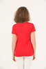 Women's Print Detail Cotton T-Shirt MEPST410