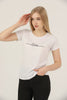 Women's Print Detail Cotton T-Shirt MEPST413