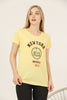 Women's Print Detail Cotton T-Shirt MEPST415