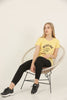 Women's Print Detail Cotton T-Shirt MEPST415