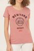 Women's Print Detail Cotton T-Shirt MEPST416