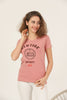 Women's Print Detail Cotton T-Shirt MEPST416