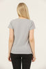 Women's Print Detail Cotton T-Shirt MEPST417