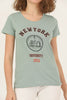 Women's Print Detail Cotton T-Shirt MEPST418