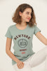 Women's Print Detail Cotton T-Shirt MEPST418